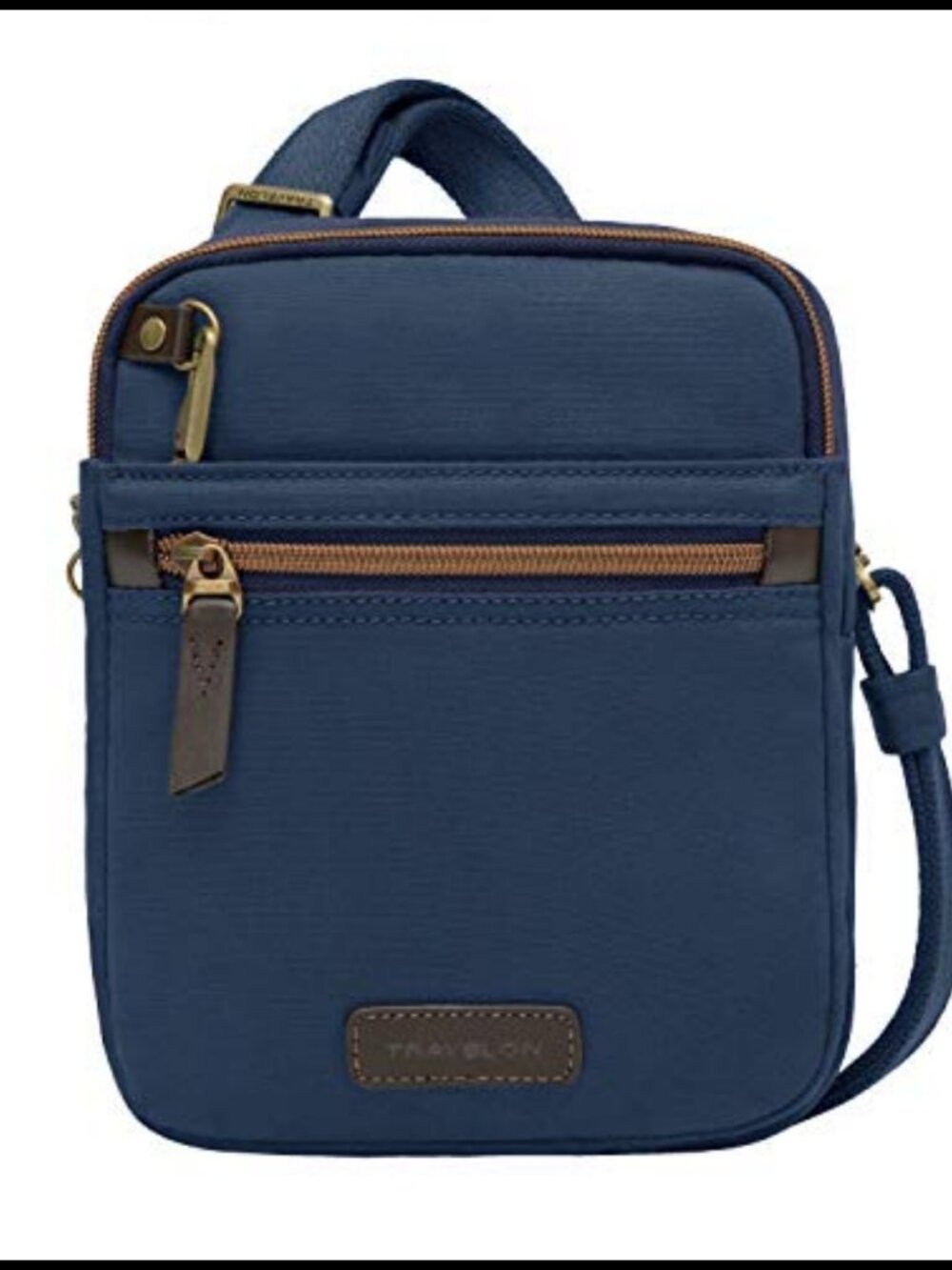 Anti-Theft Small North South Slim Crossbody Satchel RFID Travel Bag